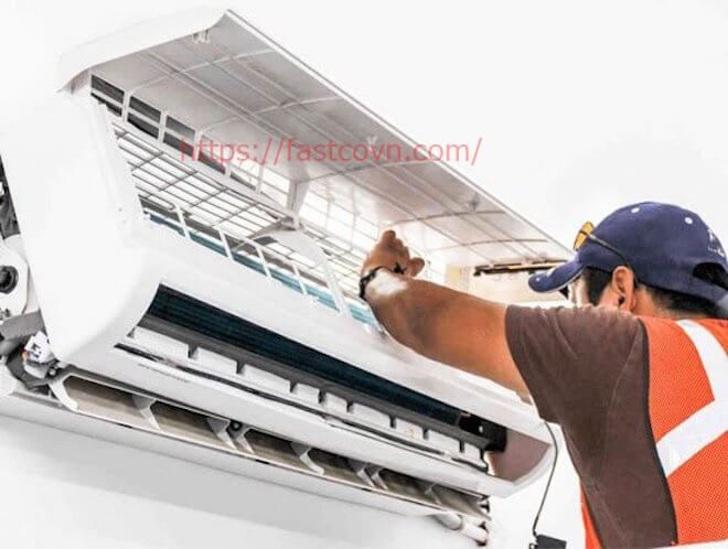 Quy trình lắp đặt điều hoà/ tháo lắp máy lạnh tại nhà của Fastco VN